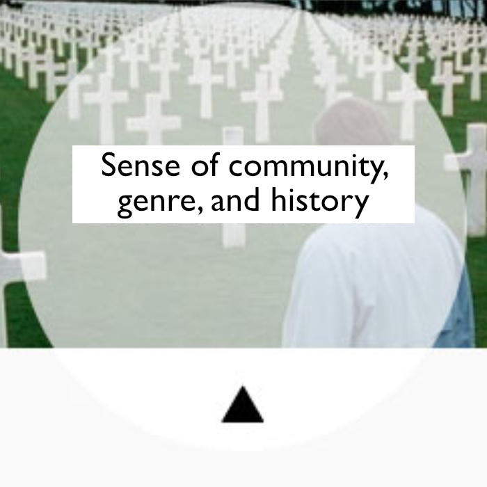 Sense of Community, Genre, and History